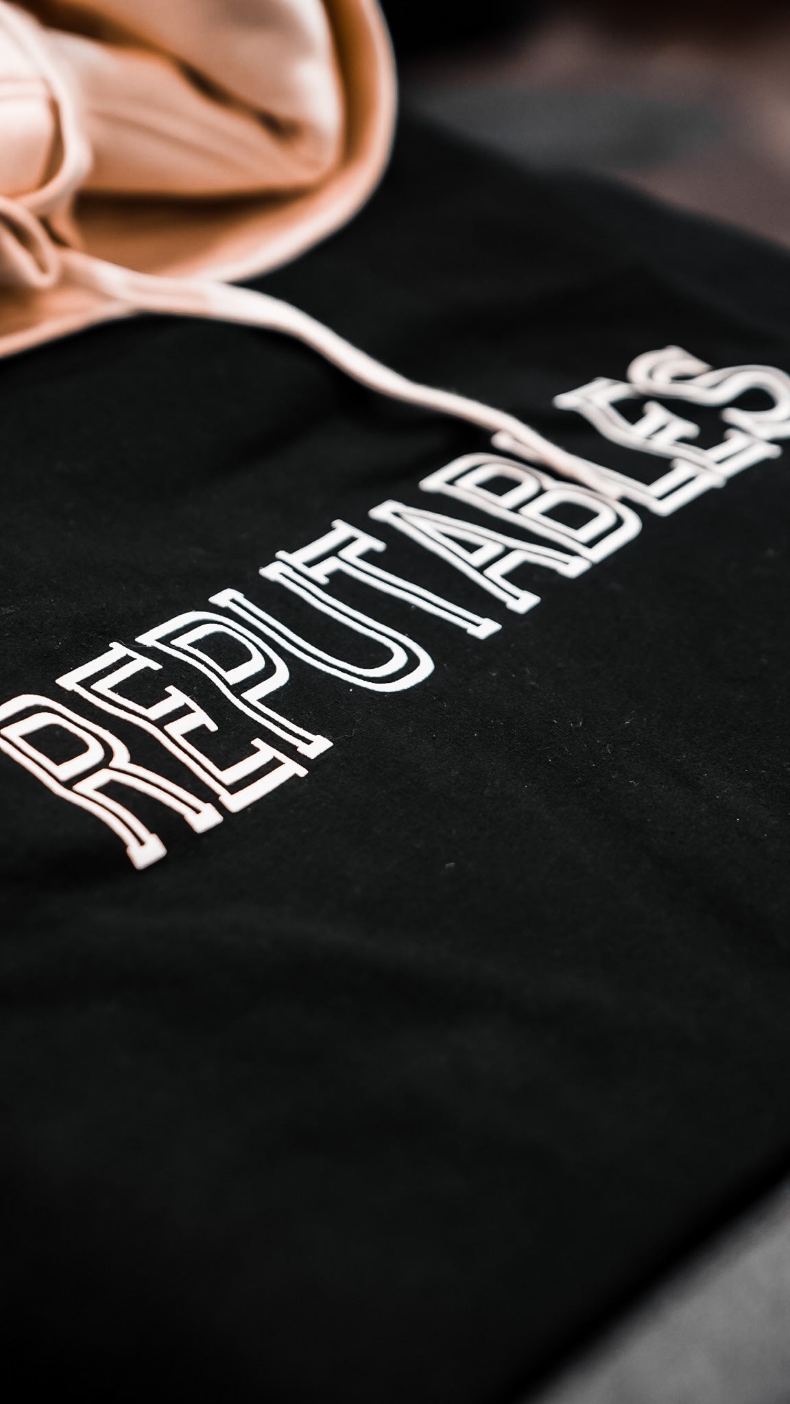 REPS BLK CREW W/FONT