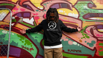 REPS HOODIE BLK (Logo + Font)